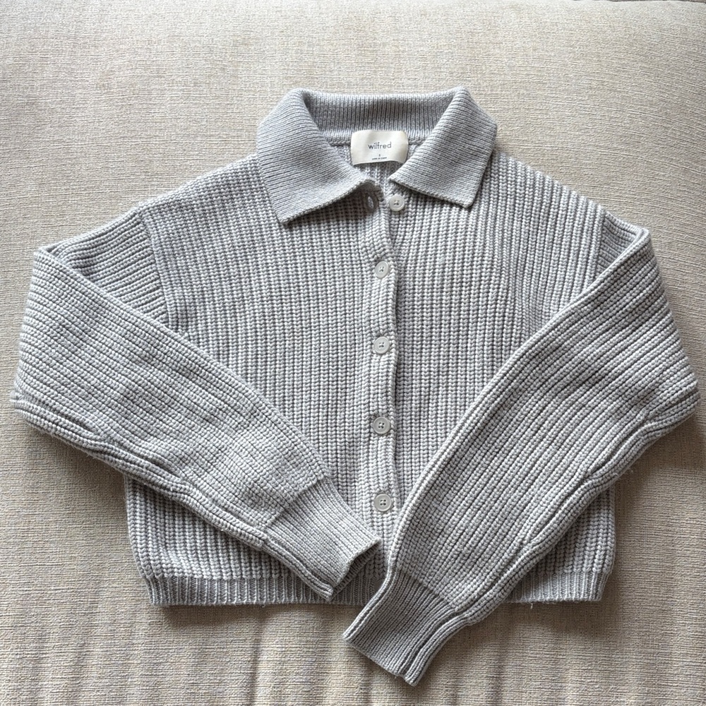 Wilfred wool Cardigan sweater